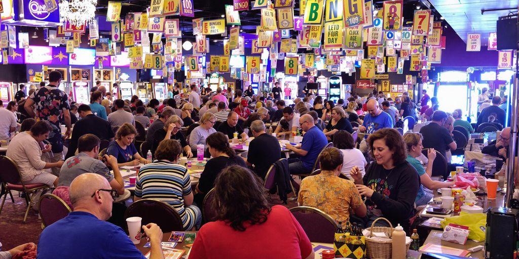 Bingo players enjoying a lively game in Calubian.