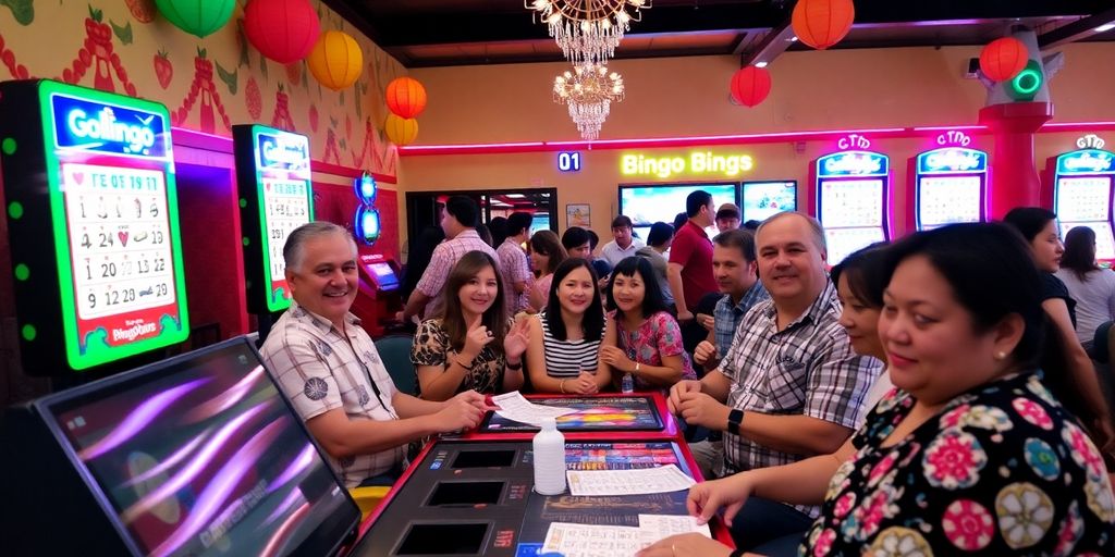 Players enjoying Bingo Plus game in Tagoloan.