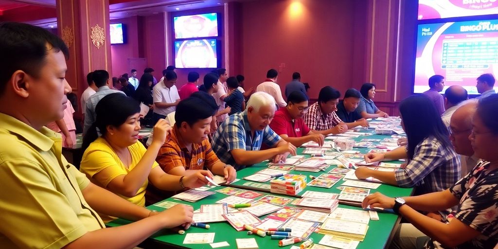 Players enjoying Bingo Plus game at Gaspar.